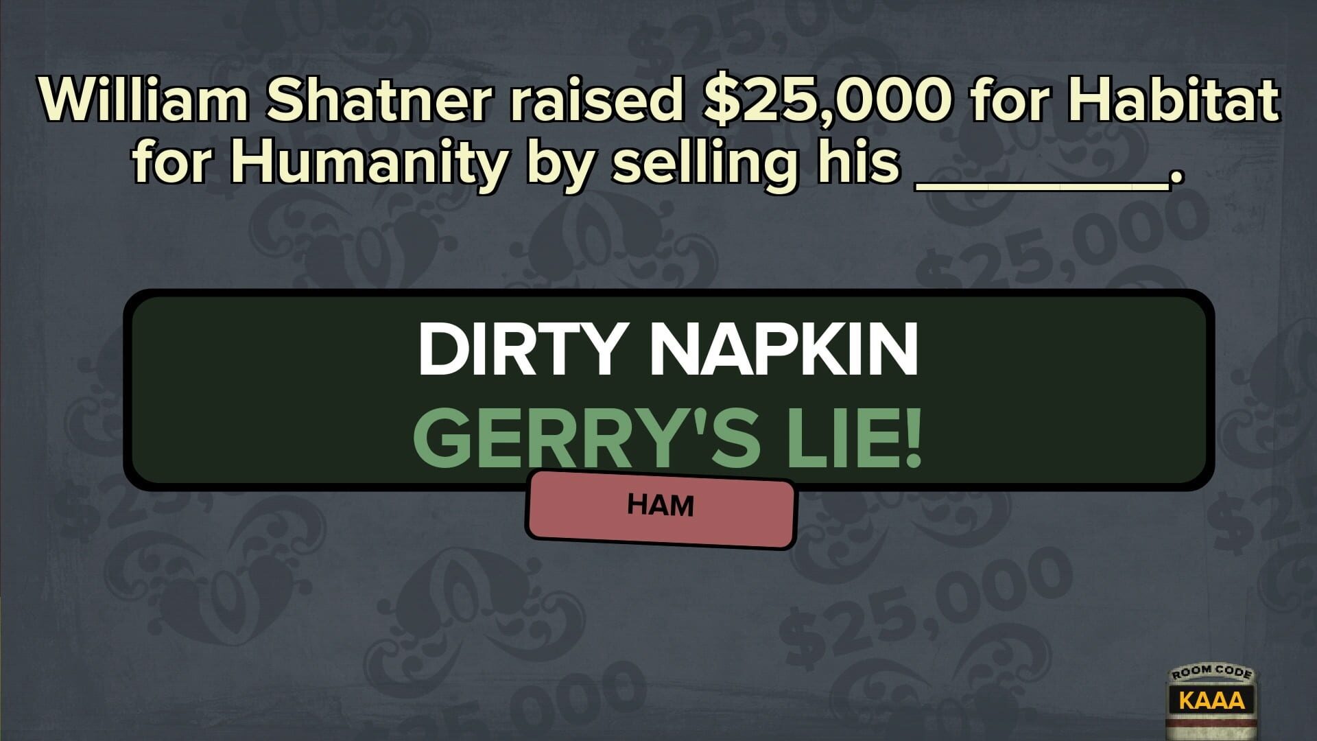Screenshot for Fibbage