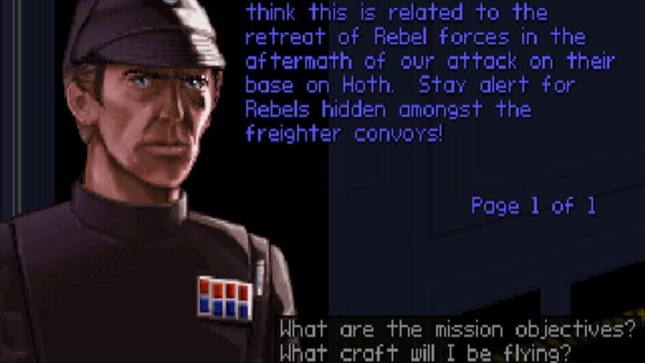 Screenshot for Star Wars: TIE Fighter
