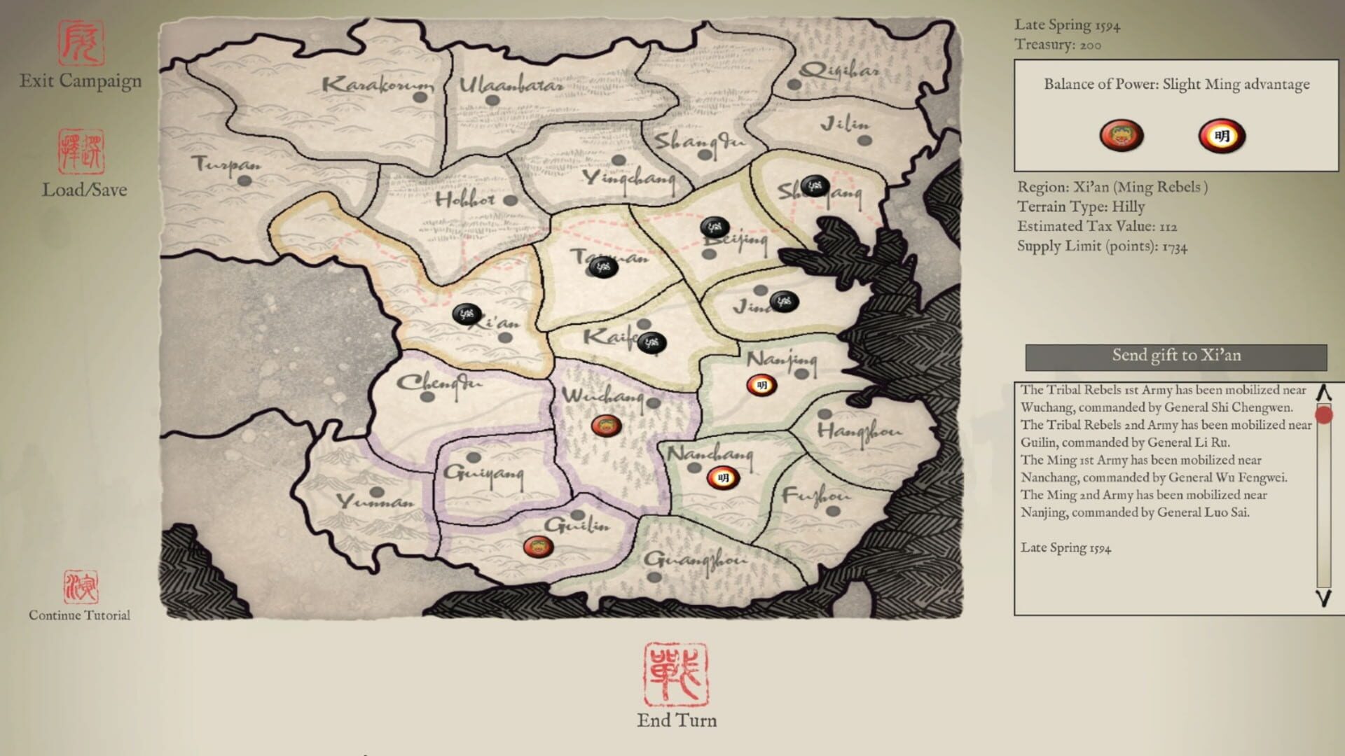 Screenshot for Sengoku Jidai: Mandate of Heaven