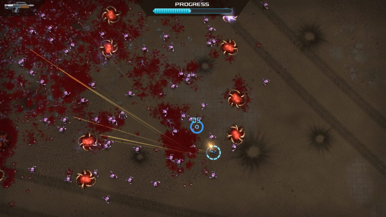 Screenshot for Crimsonland