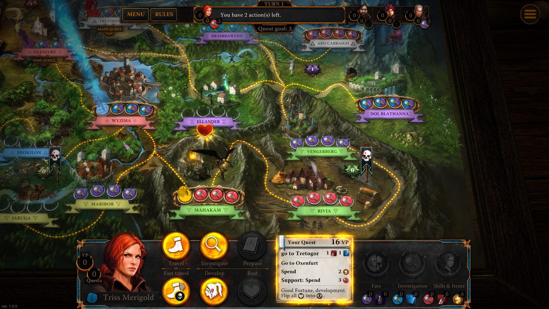 Screenshot for The Witcher: Adventure Game