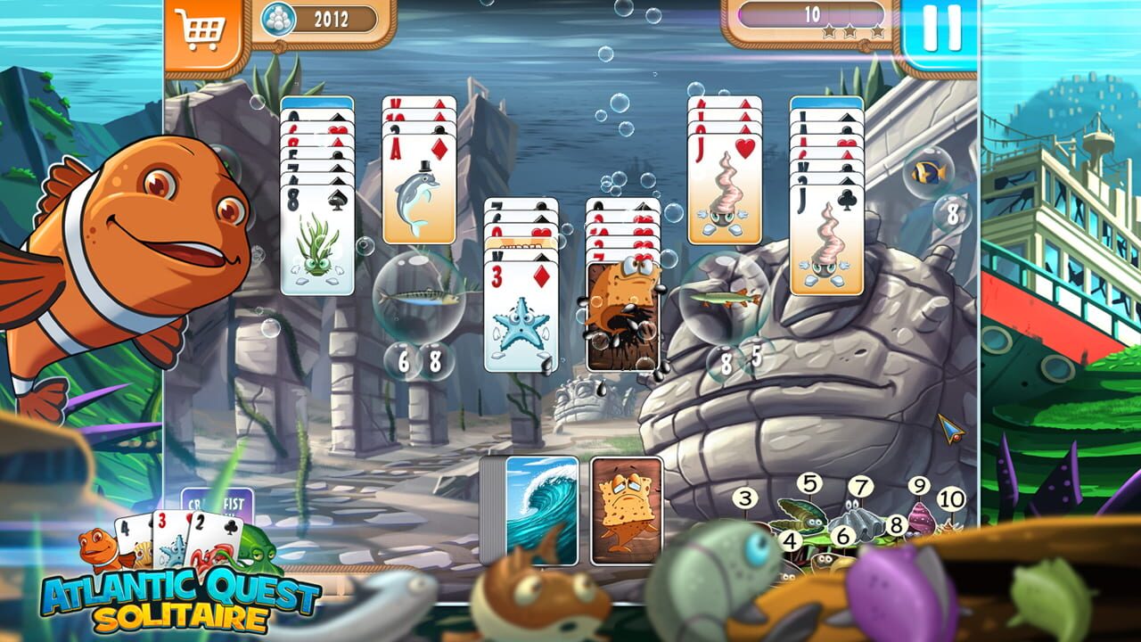 Screenshot for Atlantic Quest Solitaire