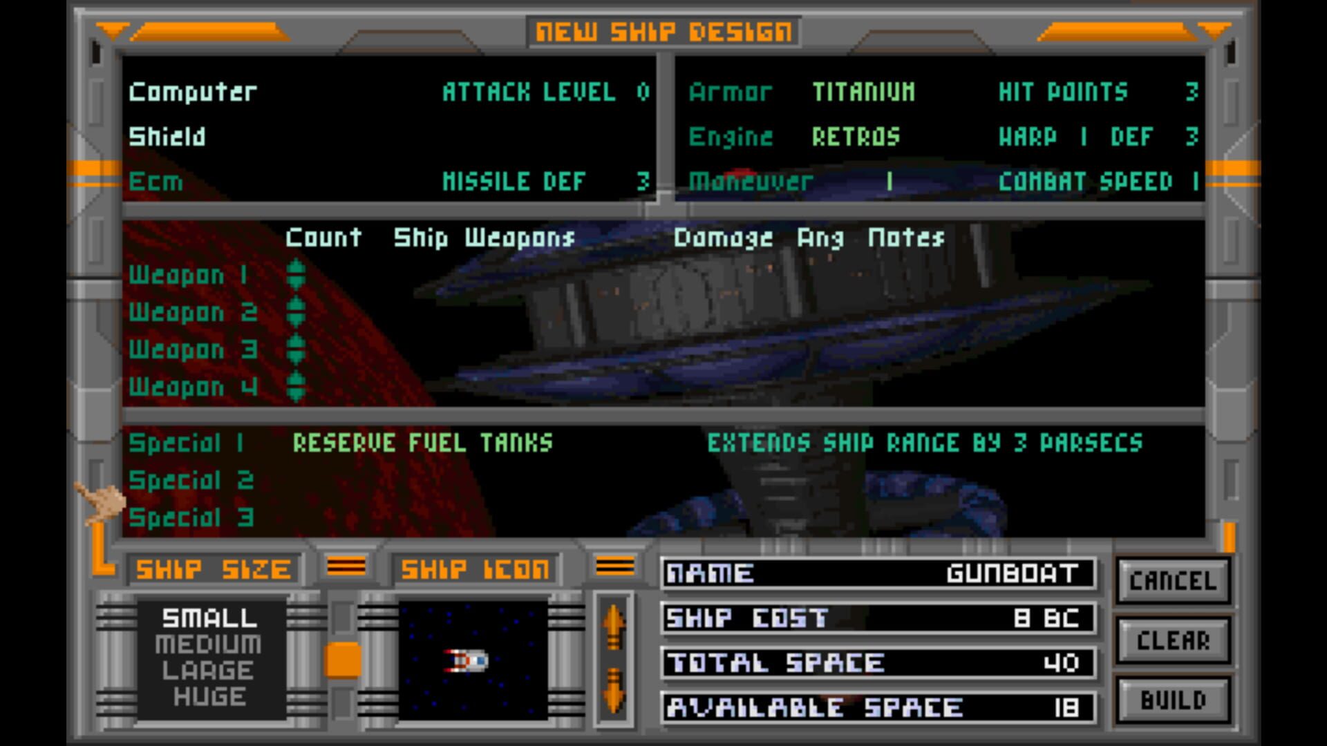 Screenshot for Master of Orion
