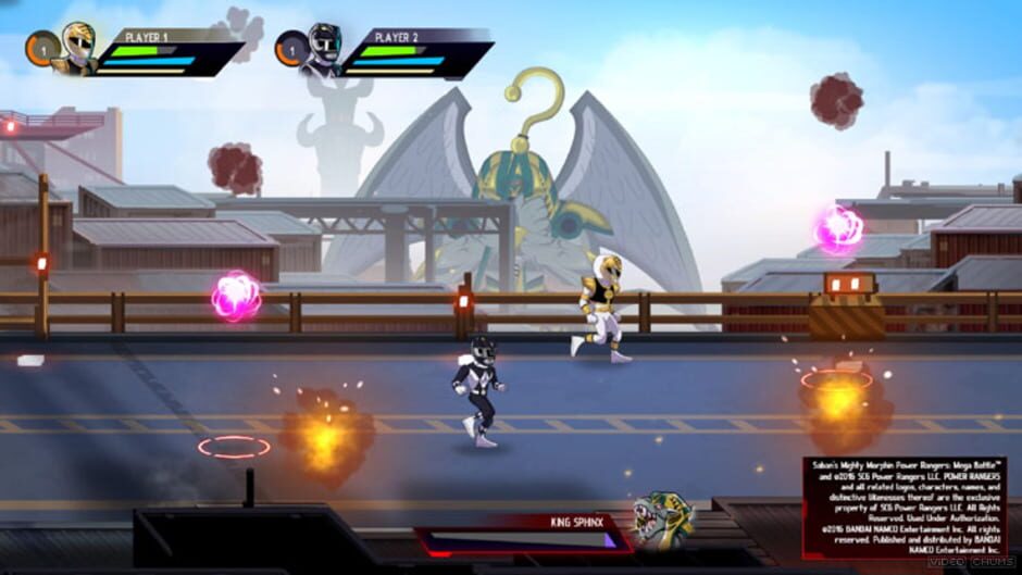 Screenshot for Saban's Mighty Morphin Power Rangers: Mega Battle
