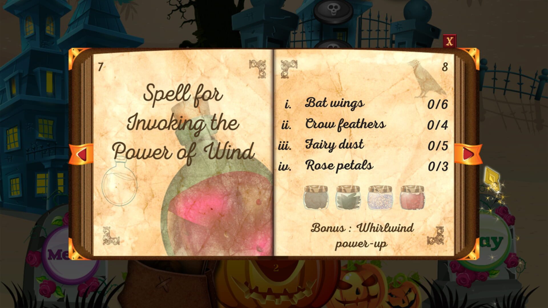 Screenshot for Secrets of Magic: The Book of Spells