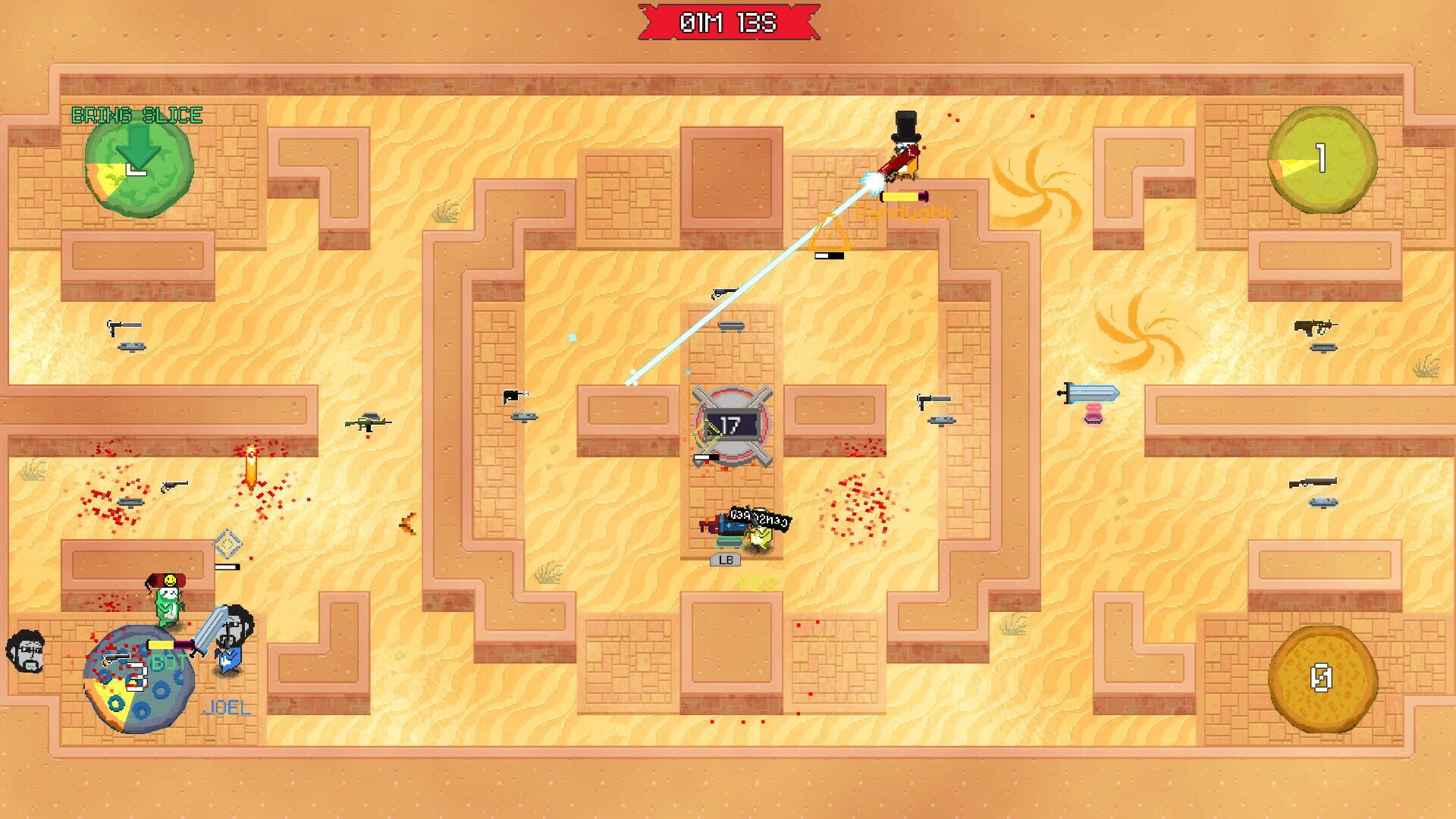 Screenshot for Battlesloths 2025: The Great Pizza Wars