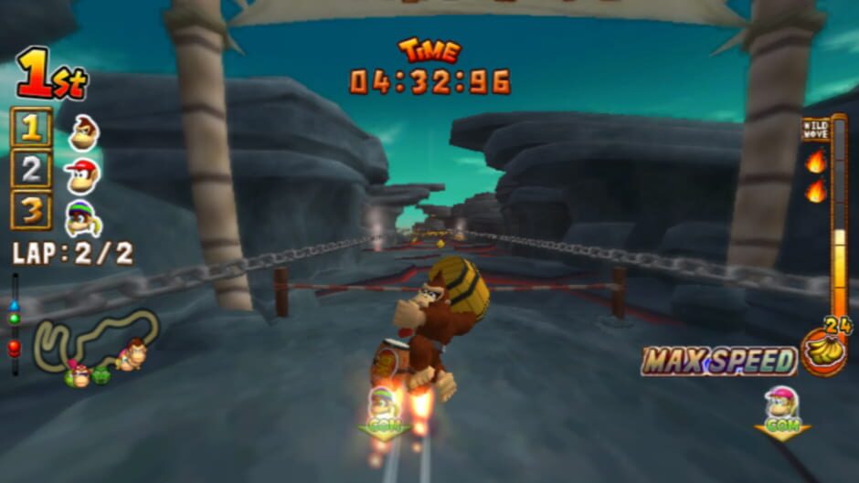 Screenshot for Donkey Kong Barrel Blast