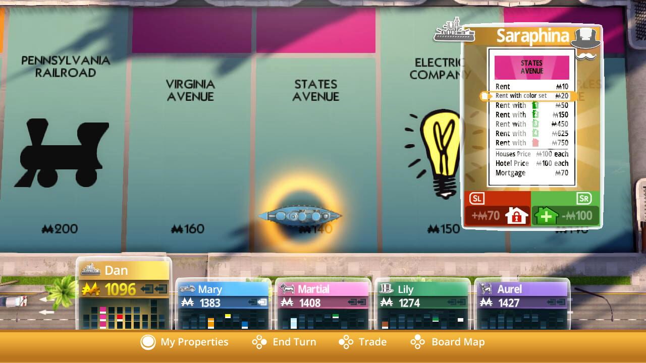 Screenshot for Monopoly for Nintendo Switch
