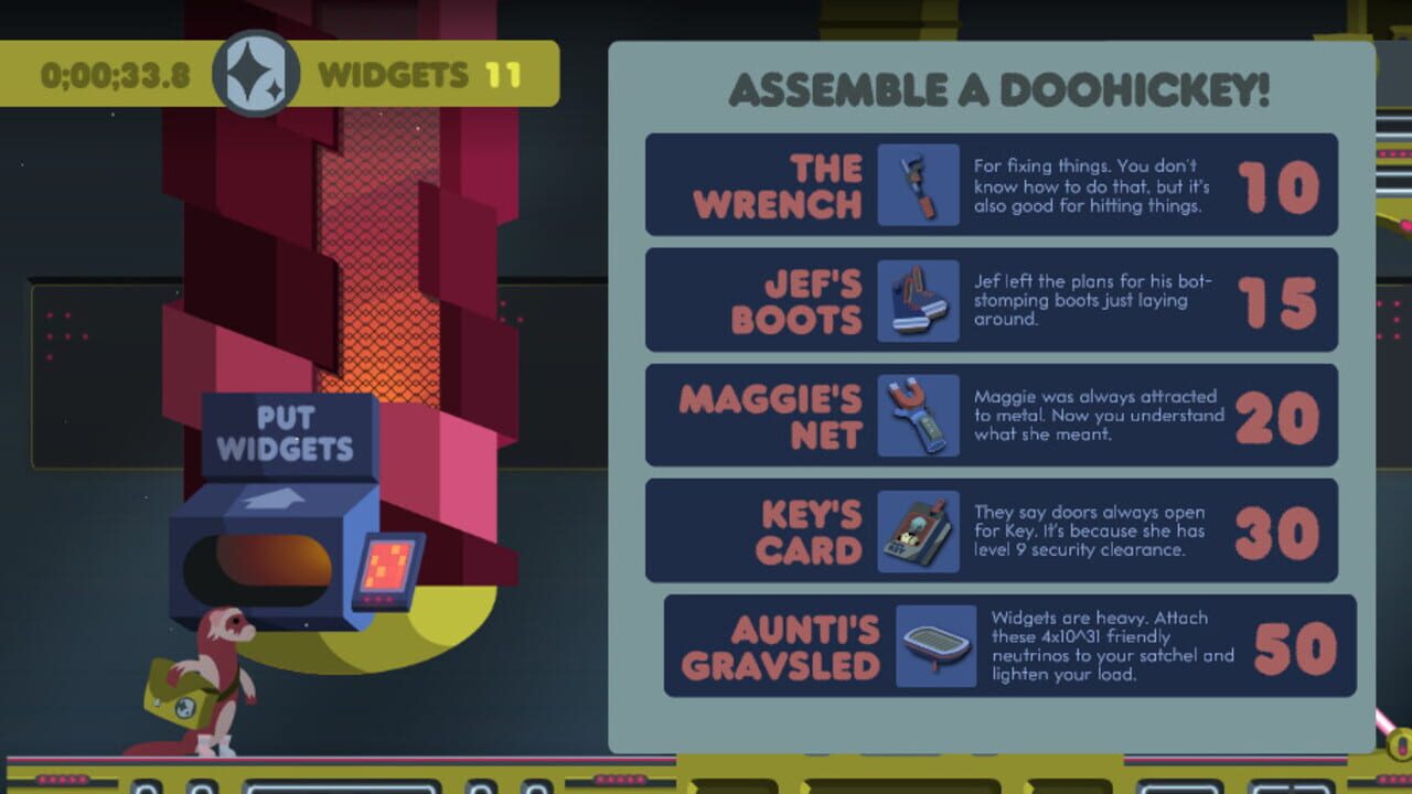 Screenshot for Widget Satchel