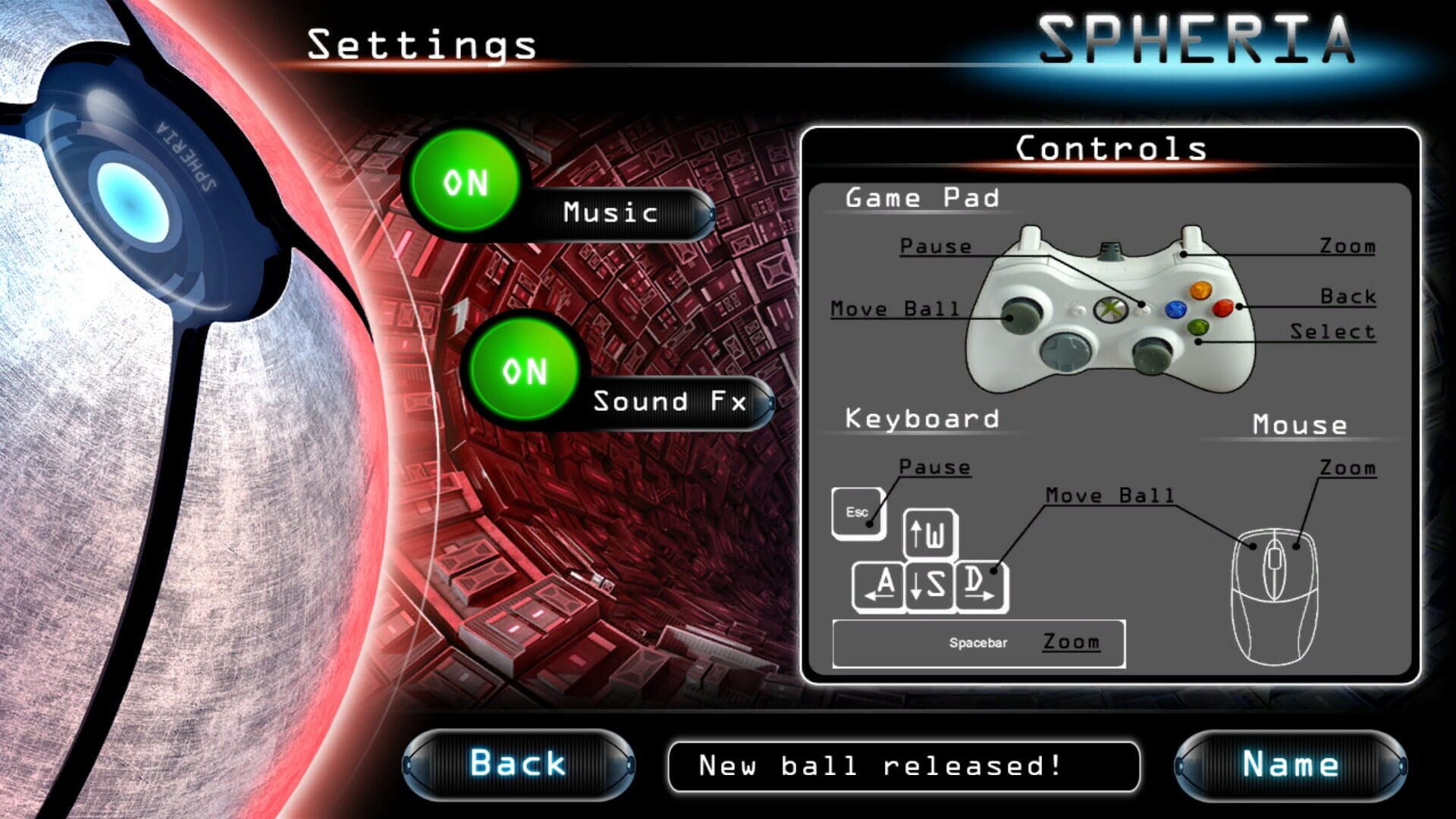 Screenshot for Spheria