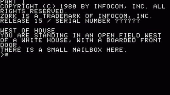 Screenshot for Zork