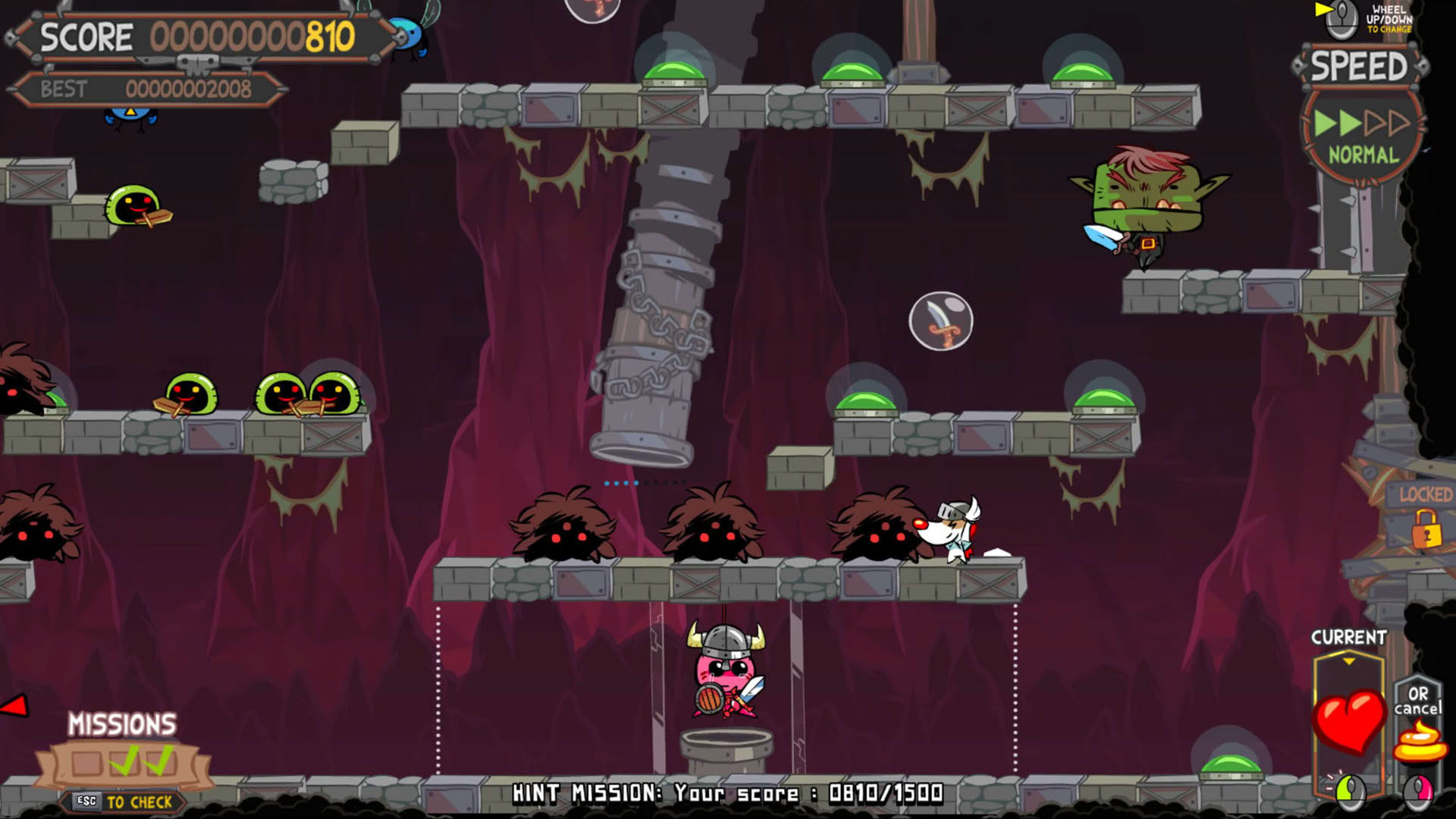 Screenshot for Poöf vs. The Cursed Kitty