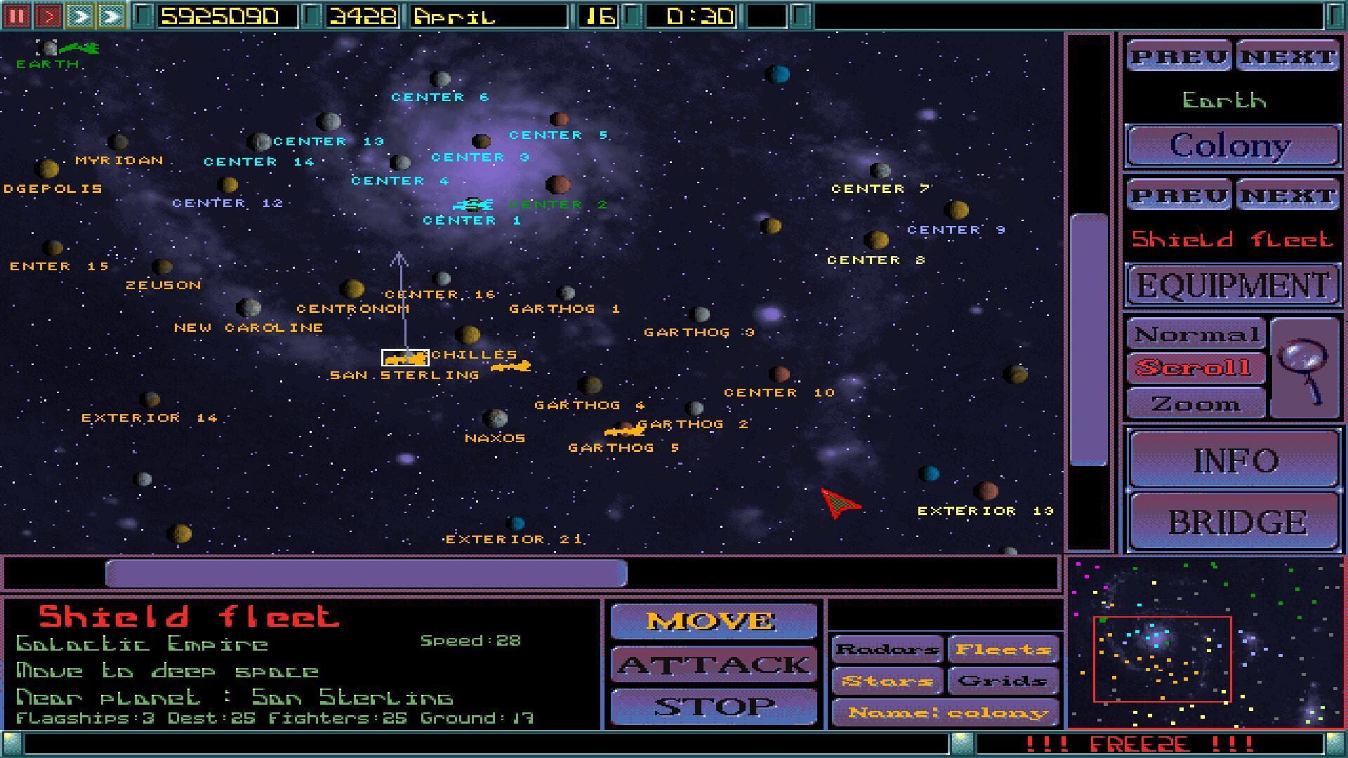 Screenshot for Imperium Galactica