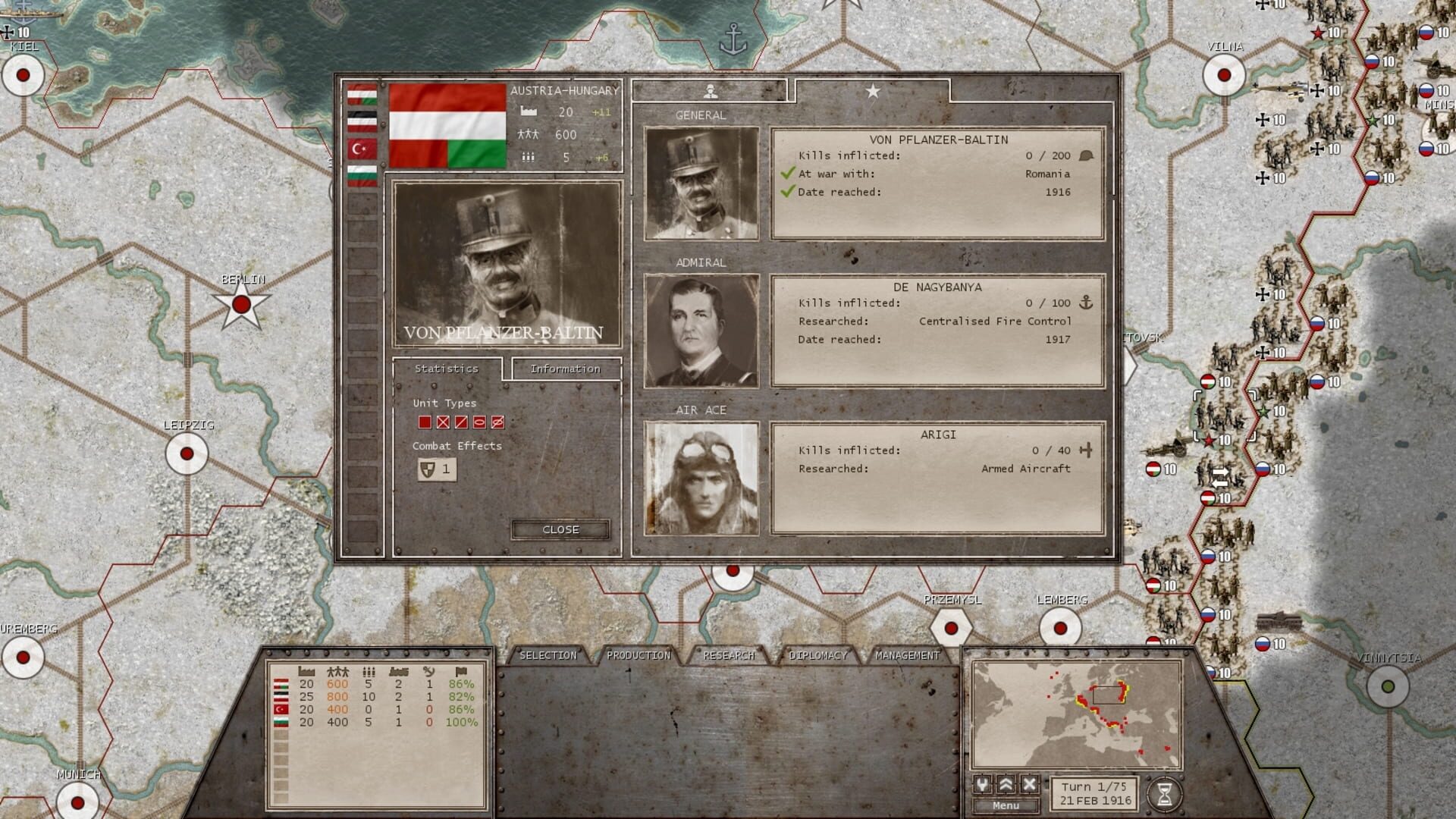 Screenshot for Commander: The Great War