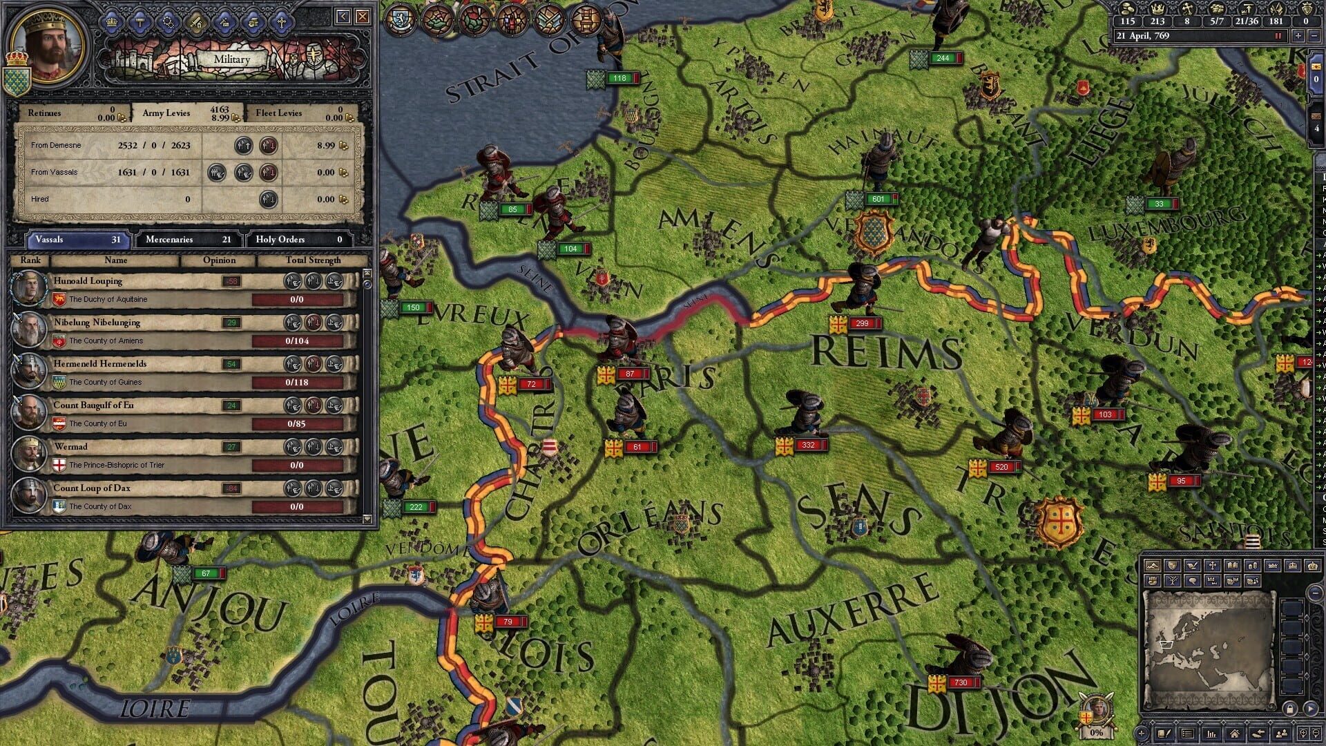 Screenshot for Crusader Kings II: Charlemagne