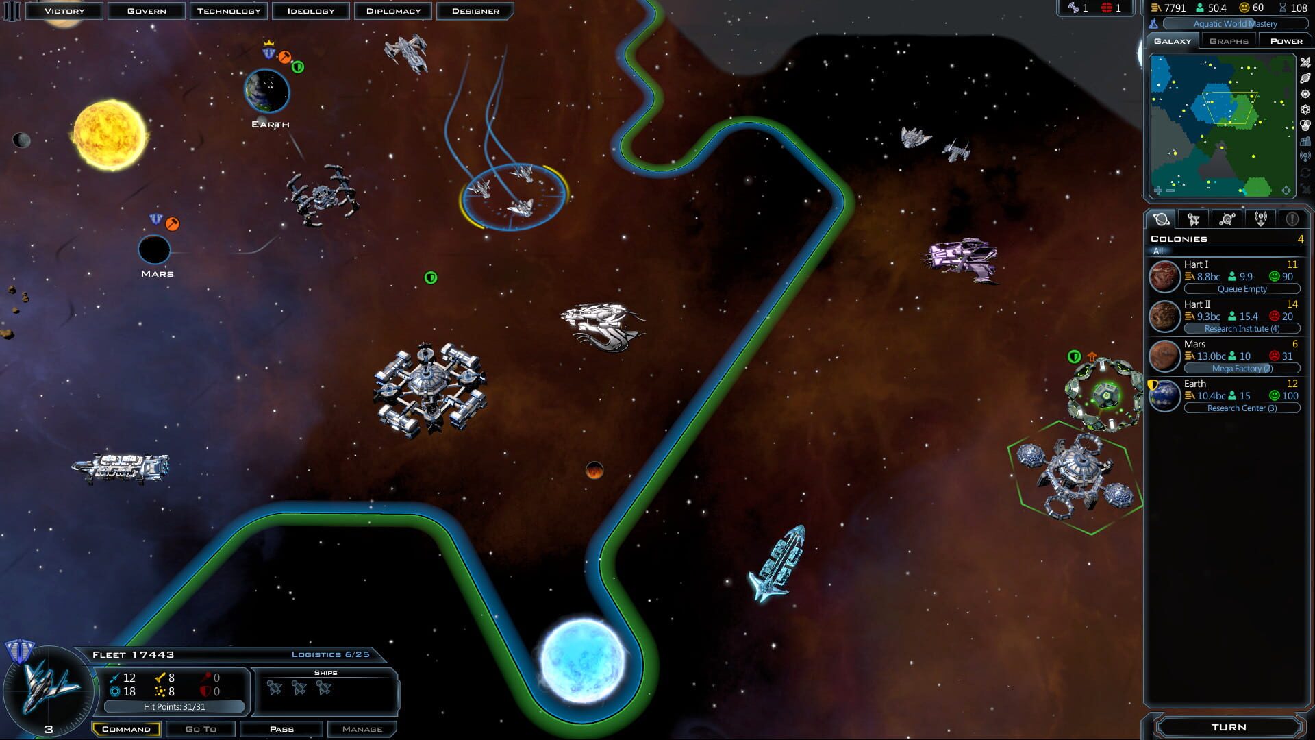 Screenshot for Galactic Civilizations III