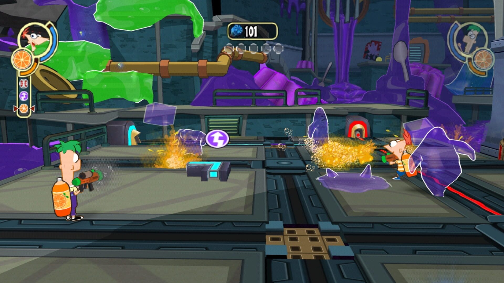 Screenshot for Phineas and Ferb: Across the Second Dimension