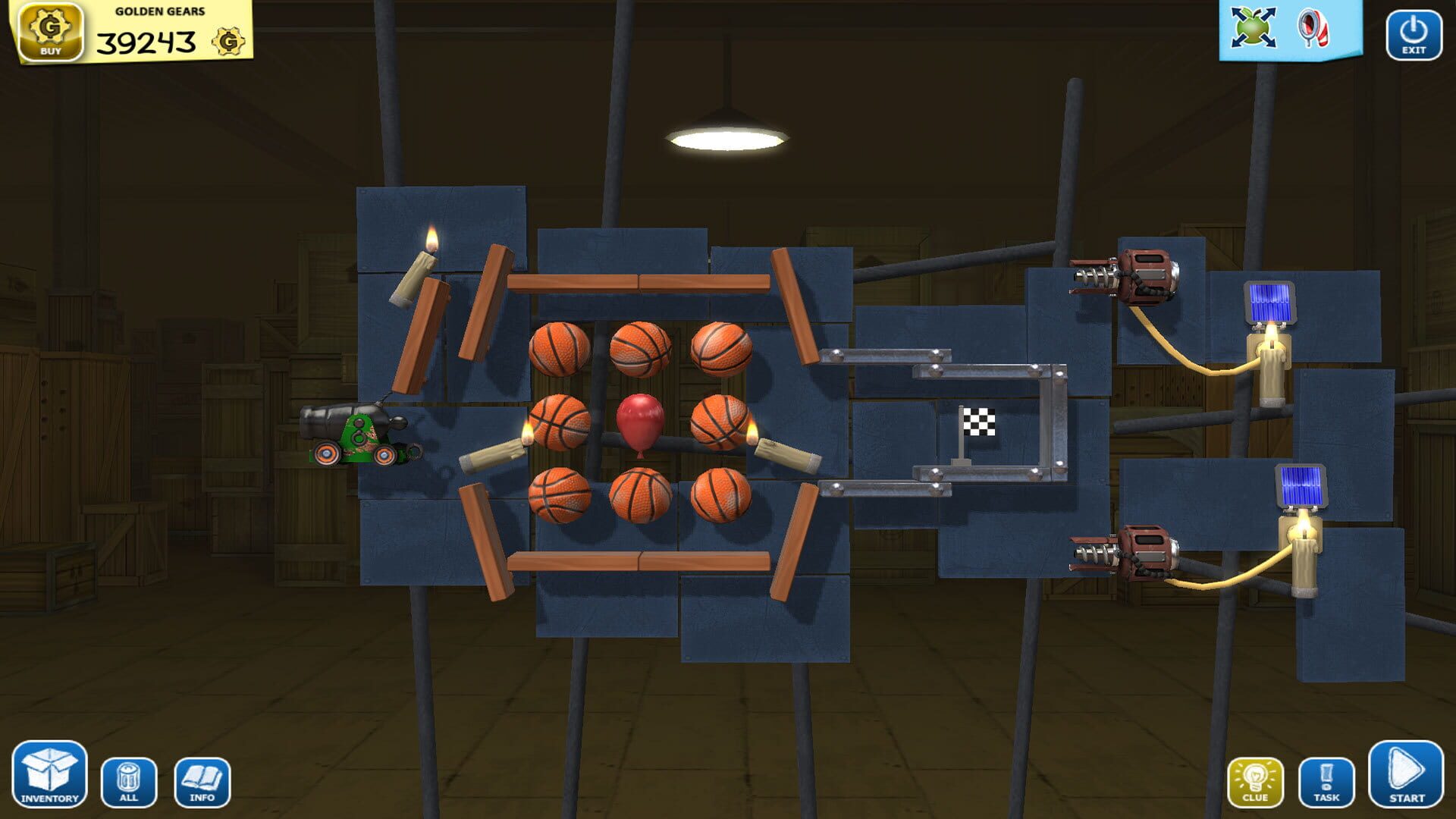 Screenshot for Crazy Machines: Golden Gears