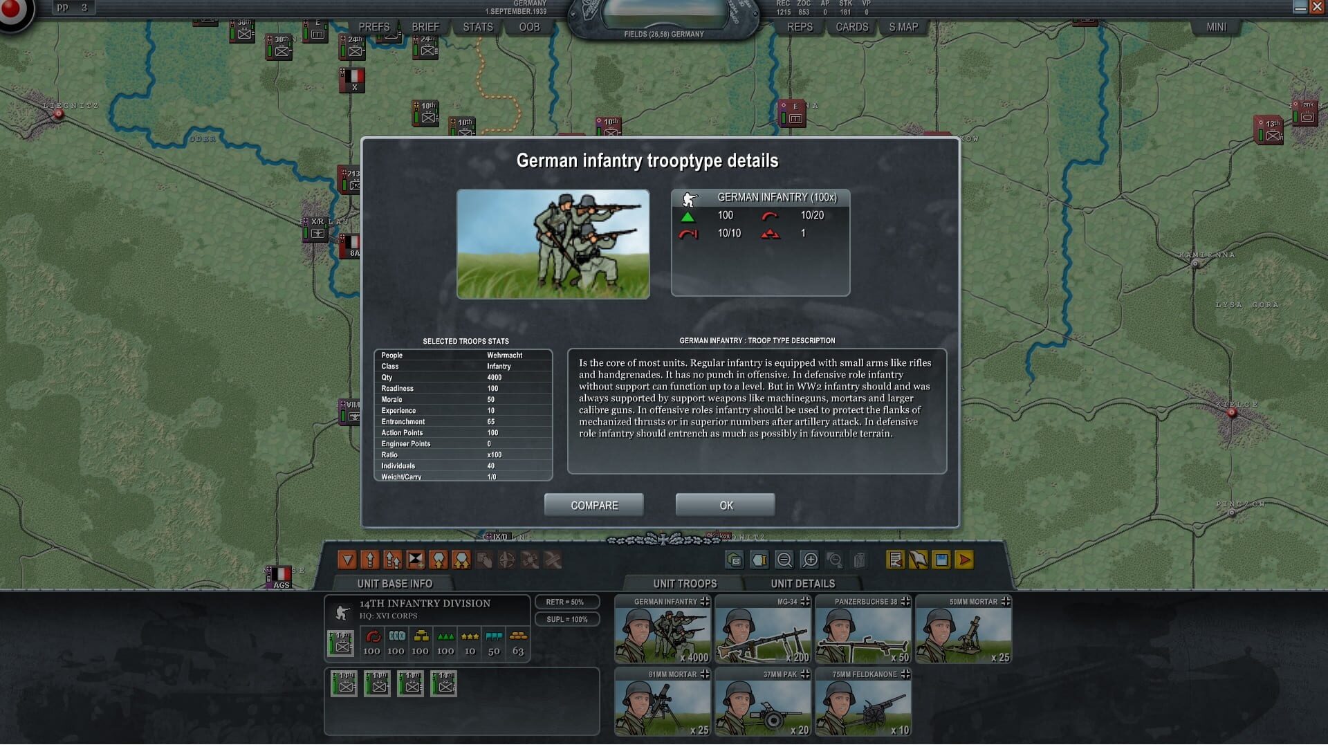 Screenshot for Decisive Campaigns: The Blitzkrieg from Warsaw to Paris