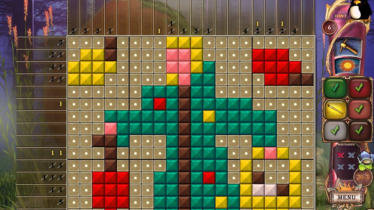 Screenshot for Fantasy Mosaics 26: Fairytale Garden