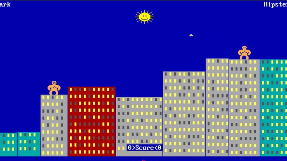 Screenshot for Qbasic Gorillas