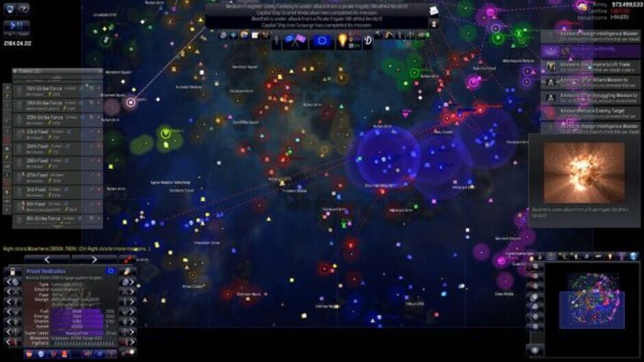 Screenshot for Distant Worlds: Universe