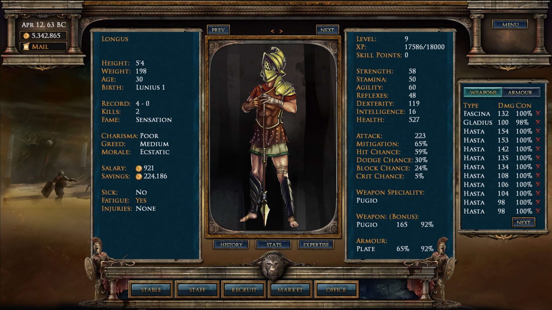 Screenshot for Age of Gladiators