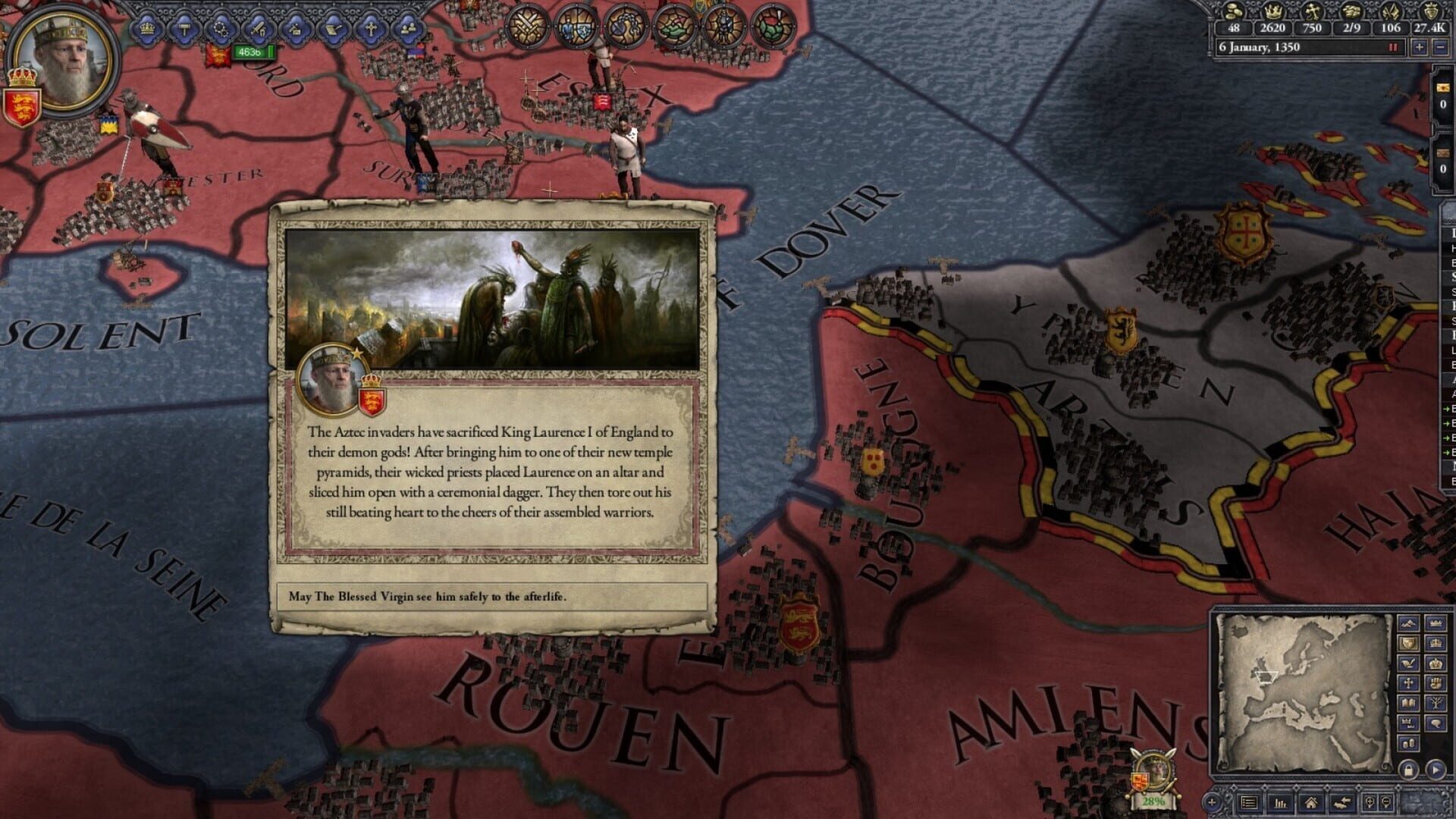 Screenshot for Crusader Kings II: Sunset Invasion