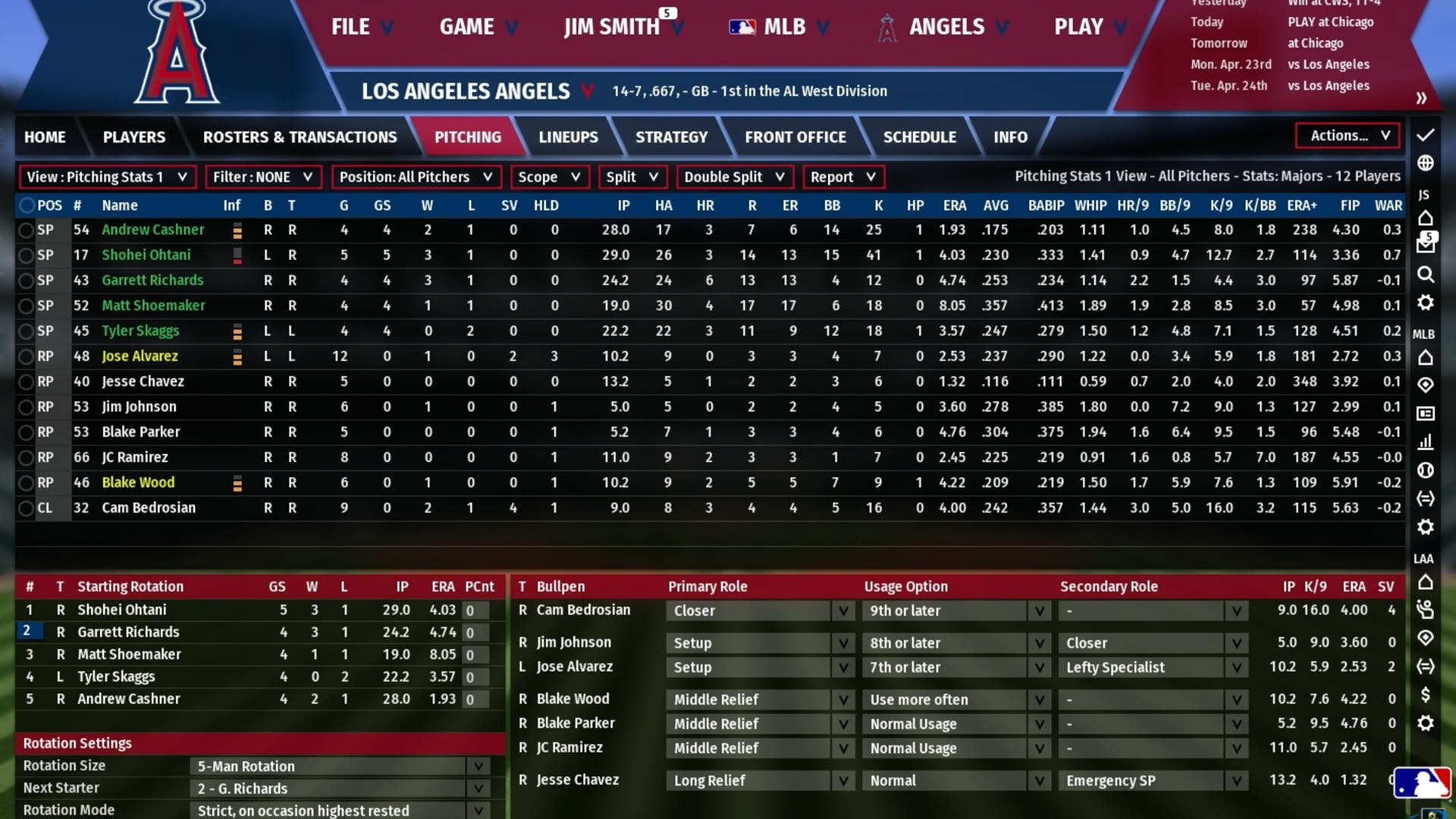 Screenshot for Out of the Park Baseball 19