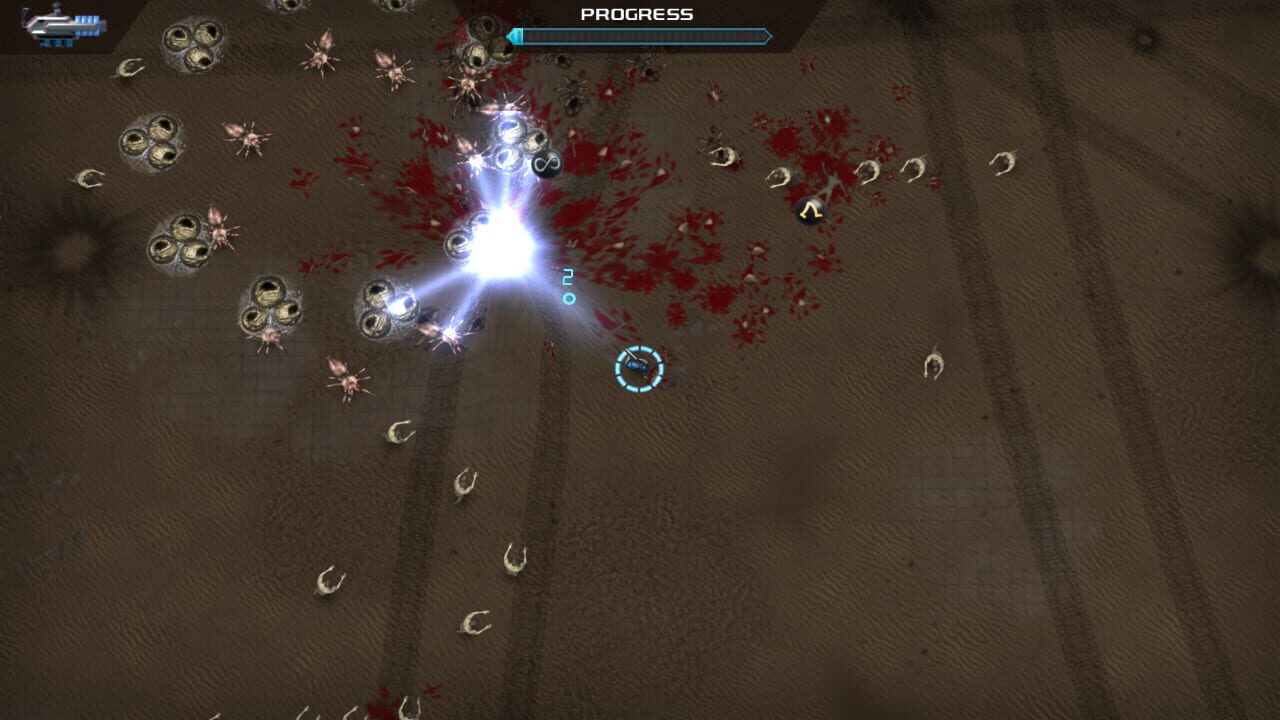 Screenshot for Crimsonland