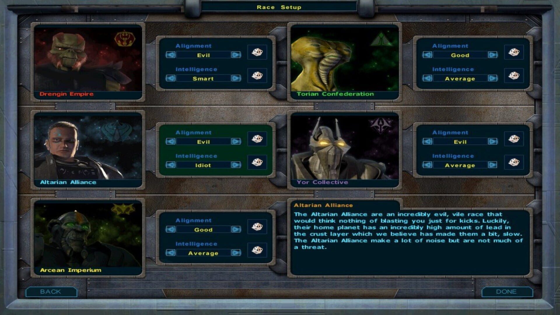 Screenshot for Galactic Civilizations