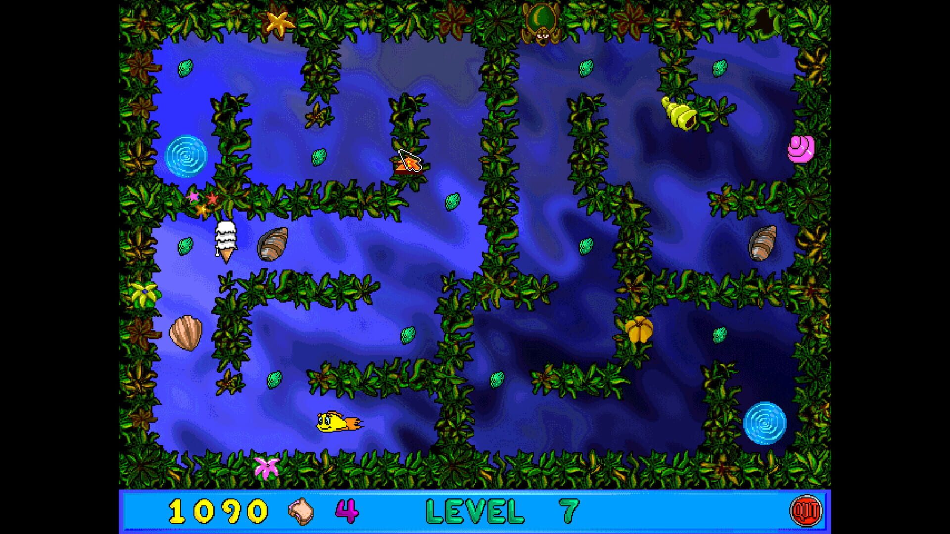 Screenshot for Freddi Fish and Luther's Maze Madness