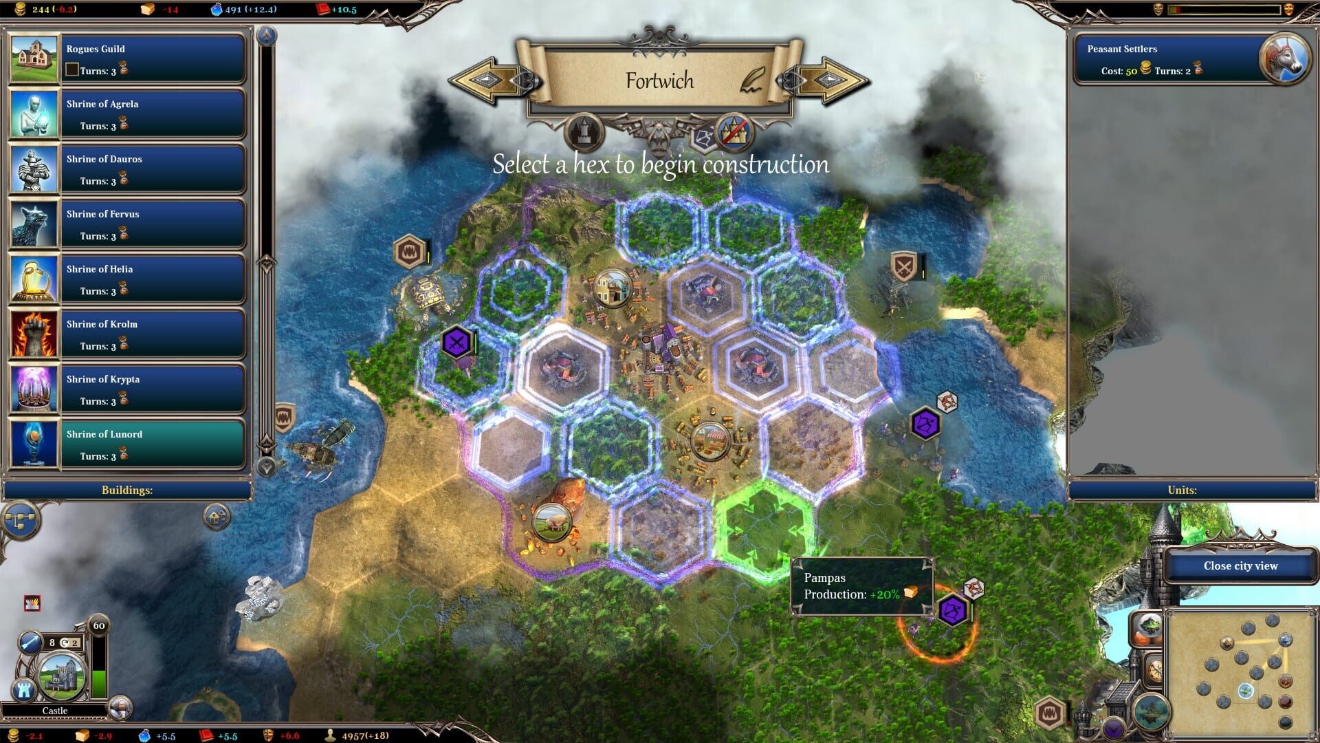 Screenshot for Warlock II: The Exiled