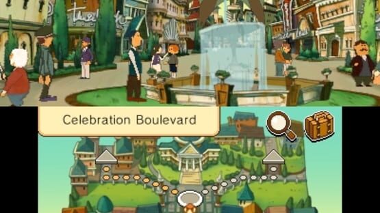Screenshot for Professor Layton and the Miracle Mask
