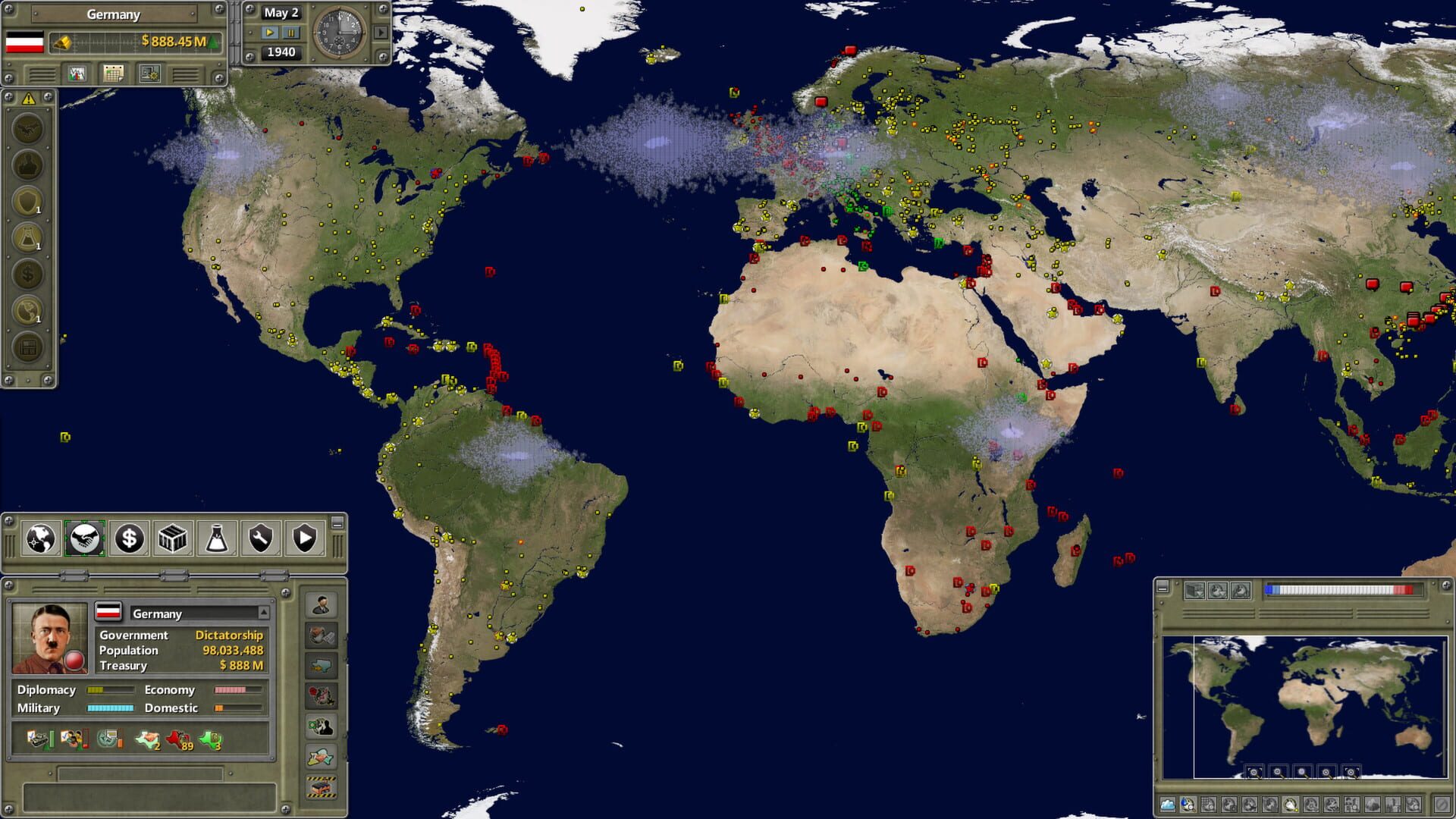 Screenshot for Supreme Ruler 1936