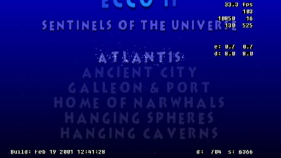Screenshot for Ecco 2: Sentinels of the Universe