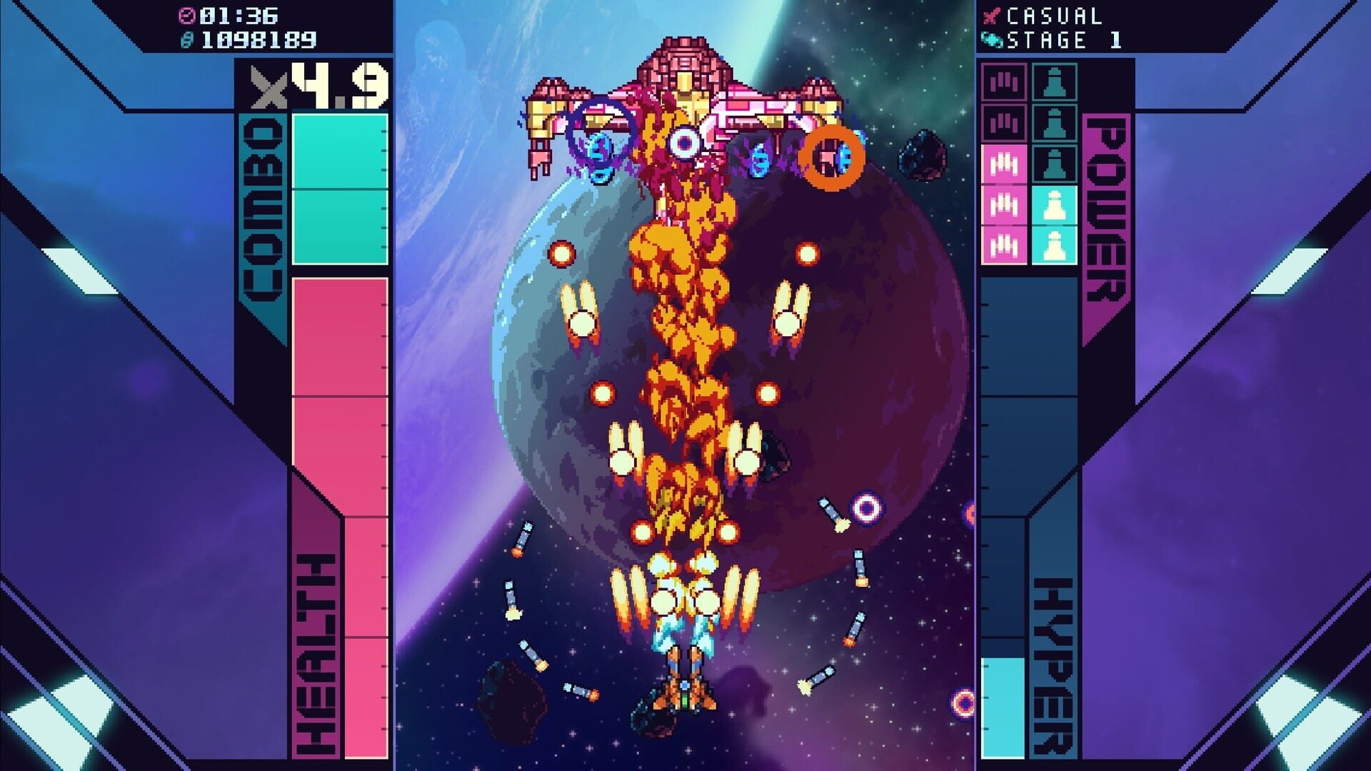 Screenshot for Super Galaxy Squadron EX Turbo