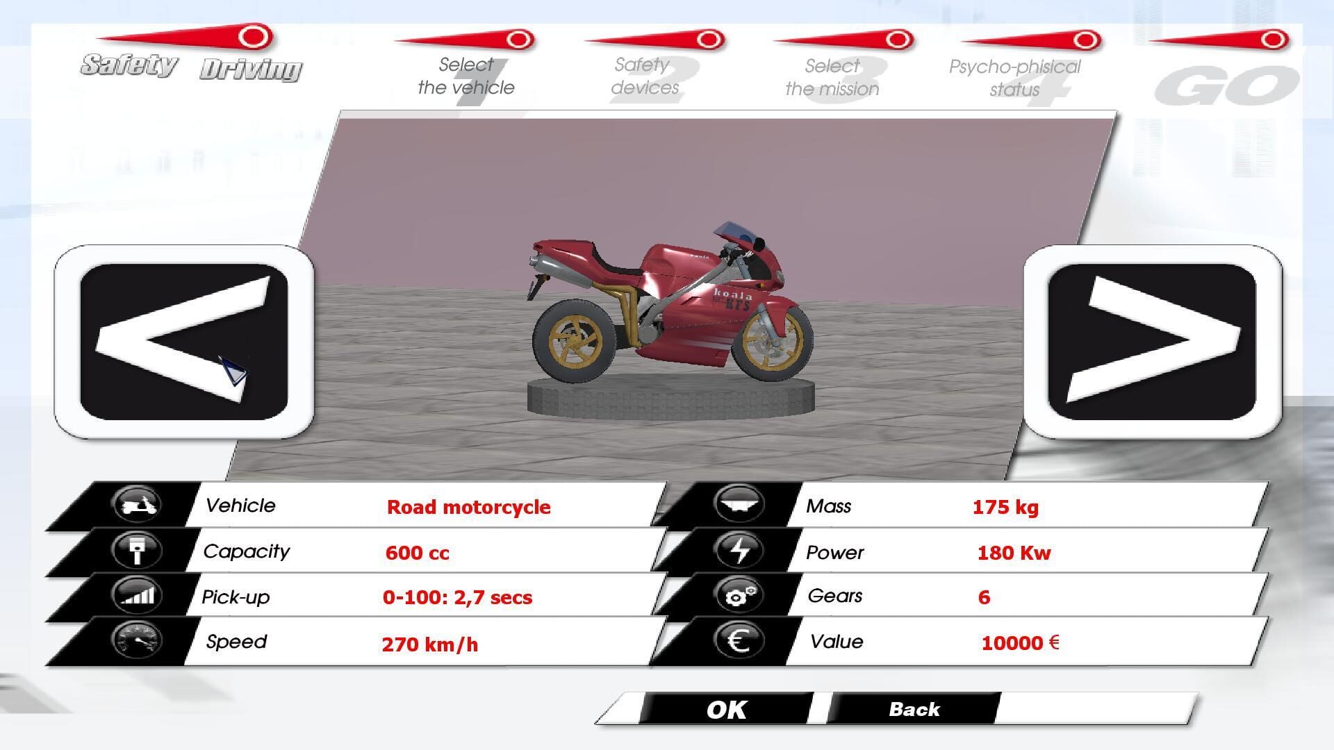 Screenshot for Safety Driving Simulator: Motorbike