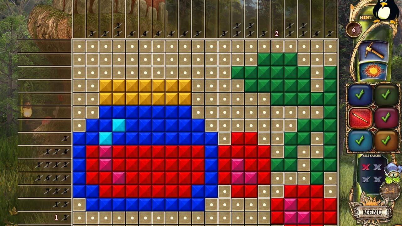 Screenshot for Fantasy Mosaics 23: Magic Forest