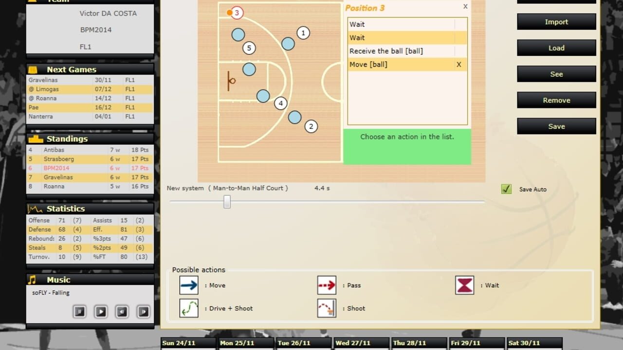 Screenshot for Basketball Pro Management 2014