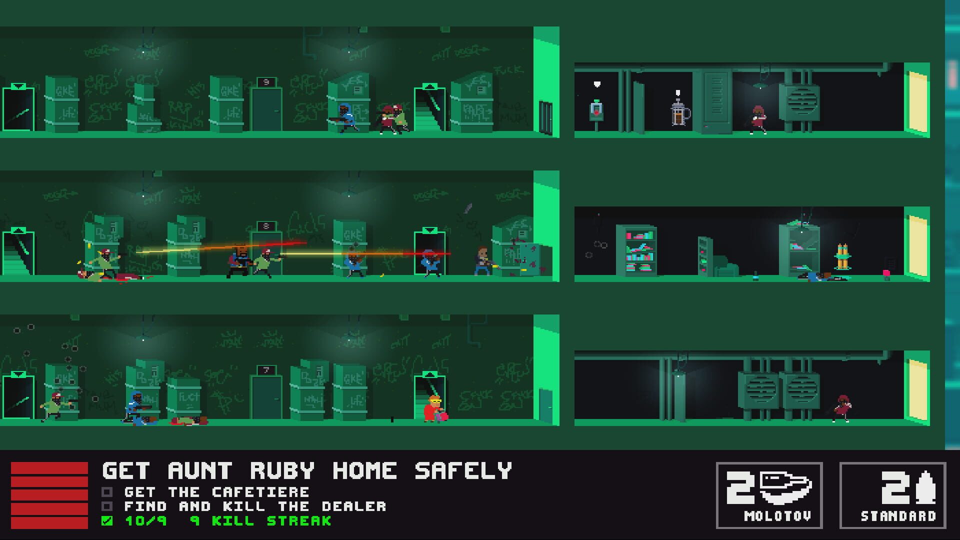Screenshot for Not a Hero: Super Snazzy Edition