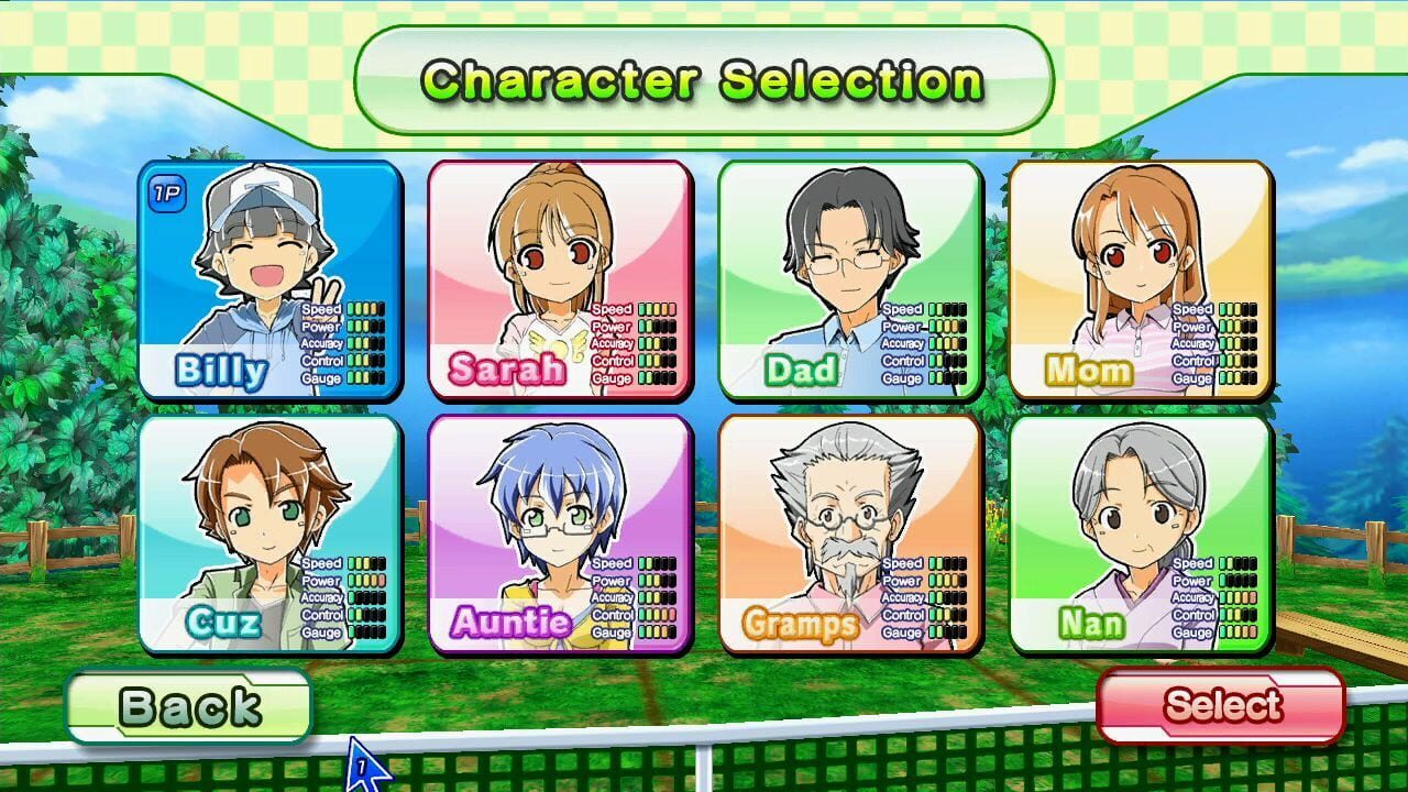 Screenshot for Family Tennis SP