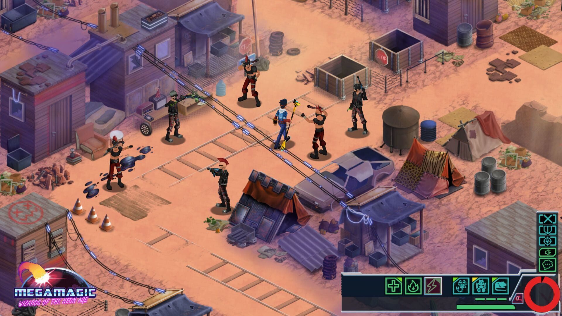 Screenshot for Megamagic: Wizards of the Neon Age