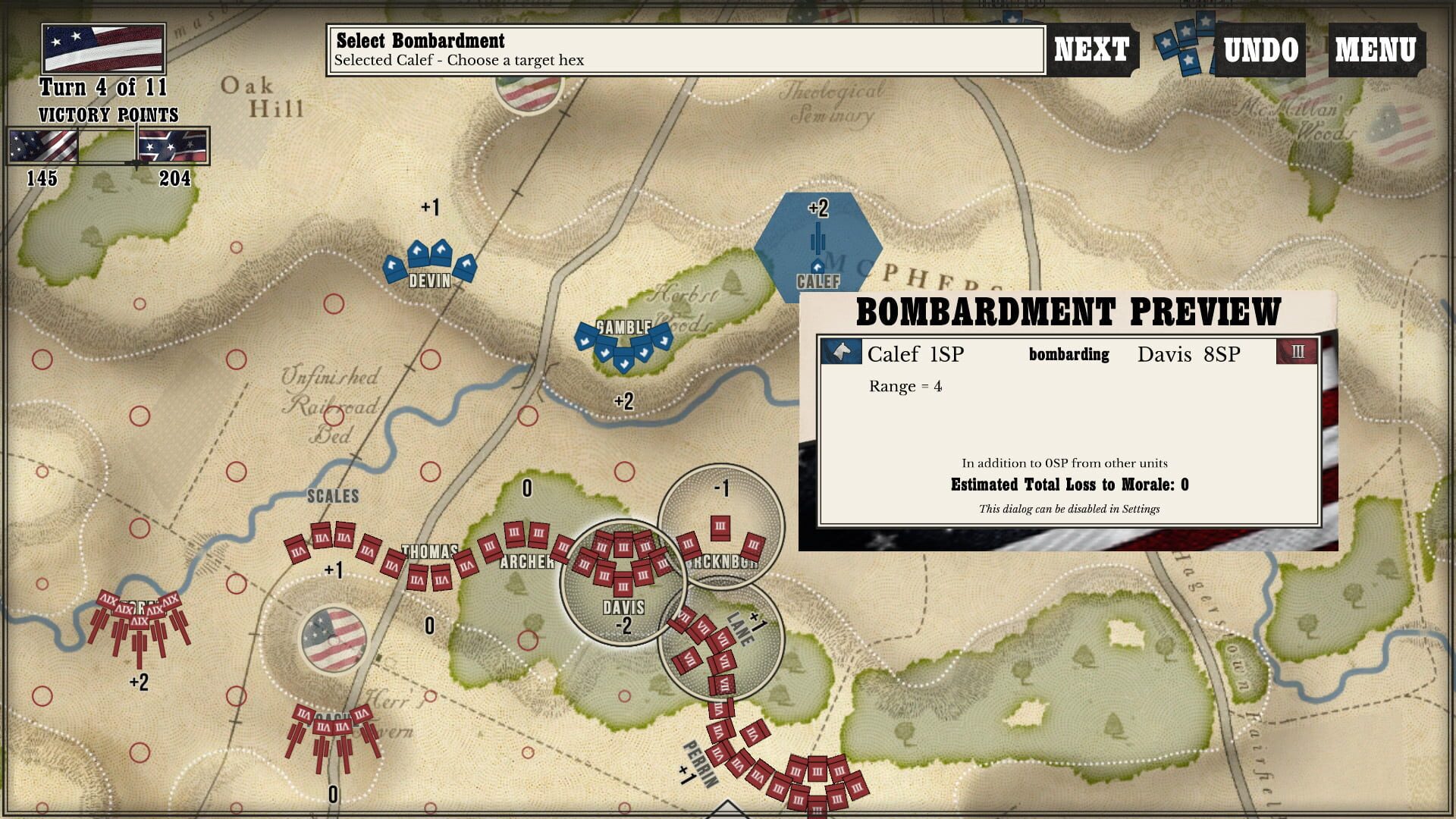 Screenshot for Gettysburg: the Tide Turns