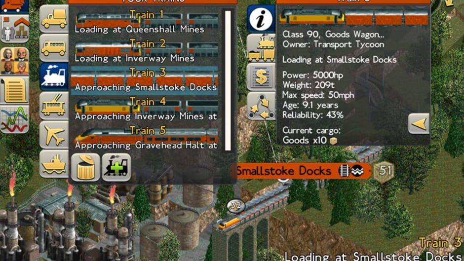Screenshot for Transport Tycoon