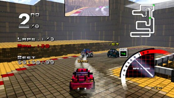 Screenshot for 3D Pixel Racing