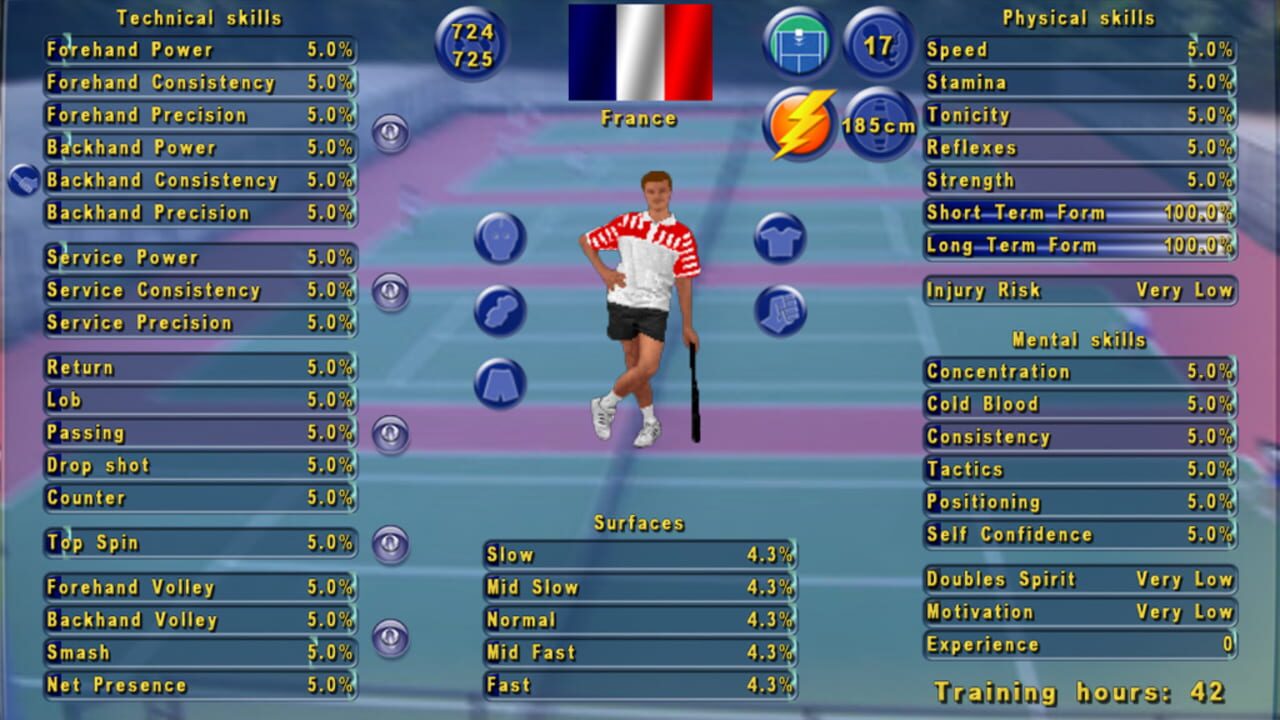 Screenshot for Tennis Elbow Manager