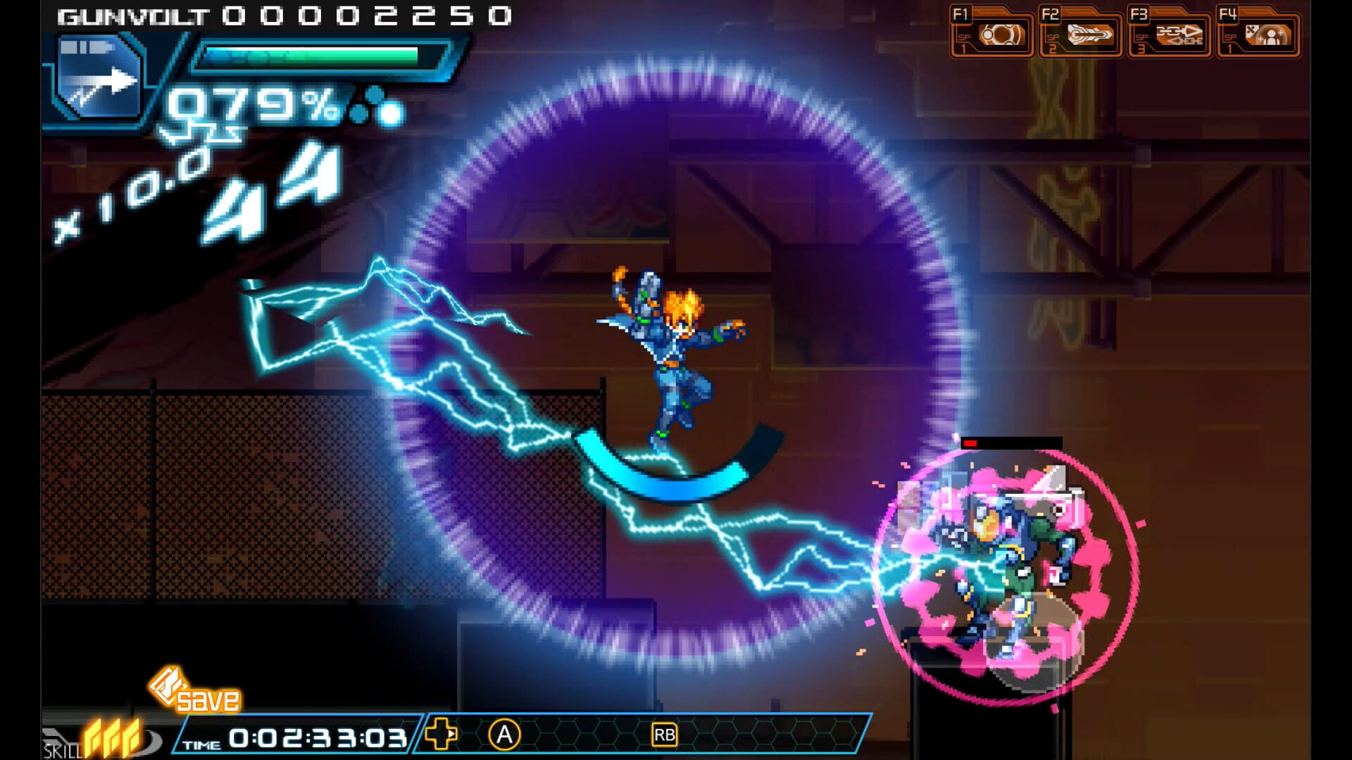 Screenshot for Azure Striker Gunvolt