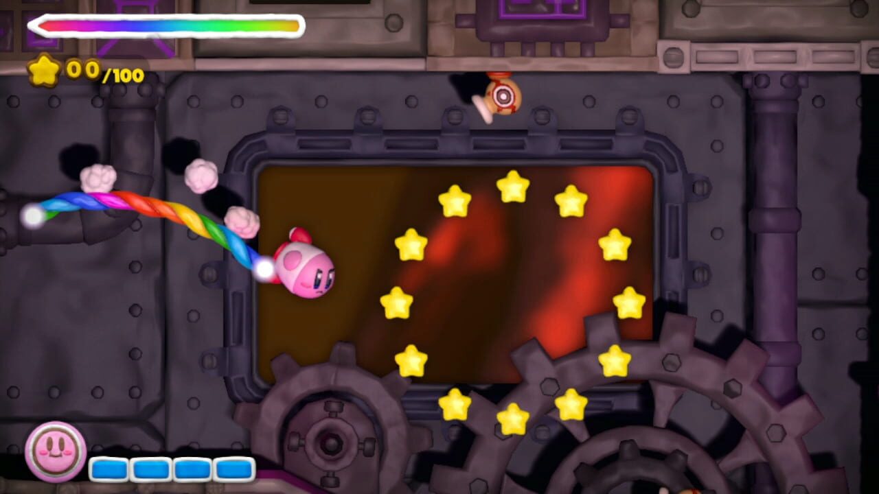 Screenshot for Kirby and the Rainbow Curse