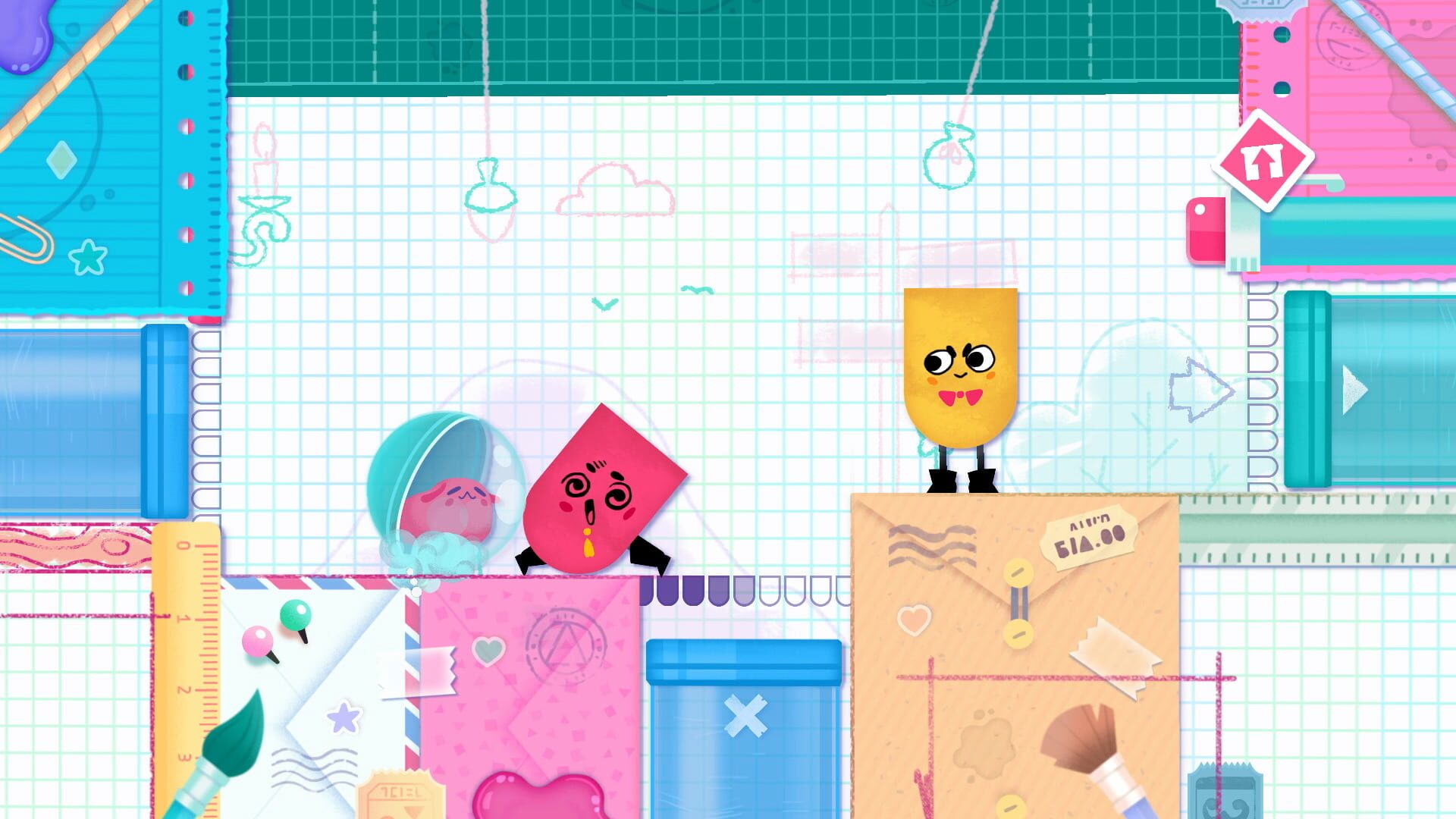 Screenshot for Snipperclips Plus: Cut It Out, Together!